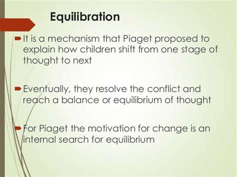 equilibration in psychology.
